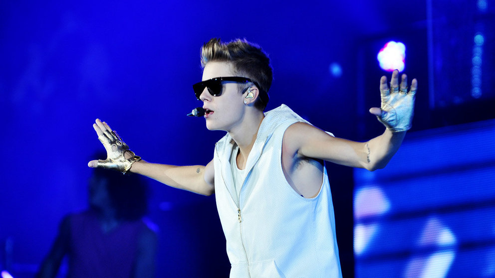 Justin Bieber durante los &#39;Music Awards&#39;